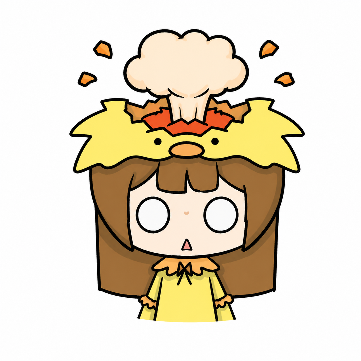 Duckie Girl feeling overwhelmed