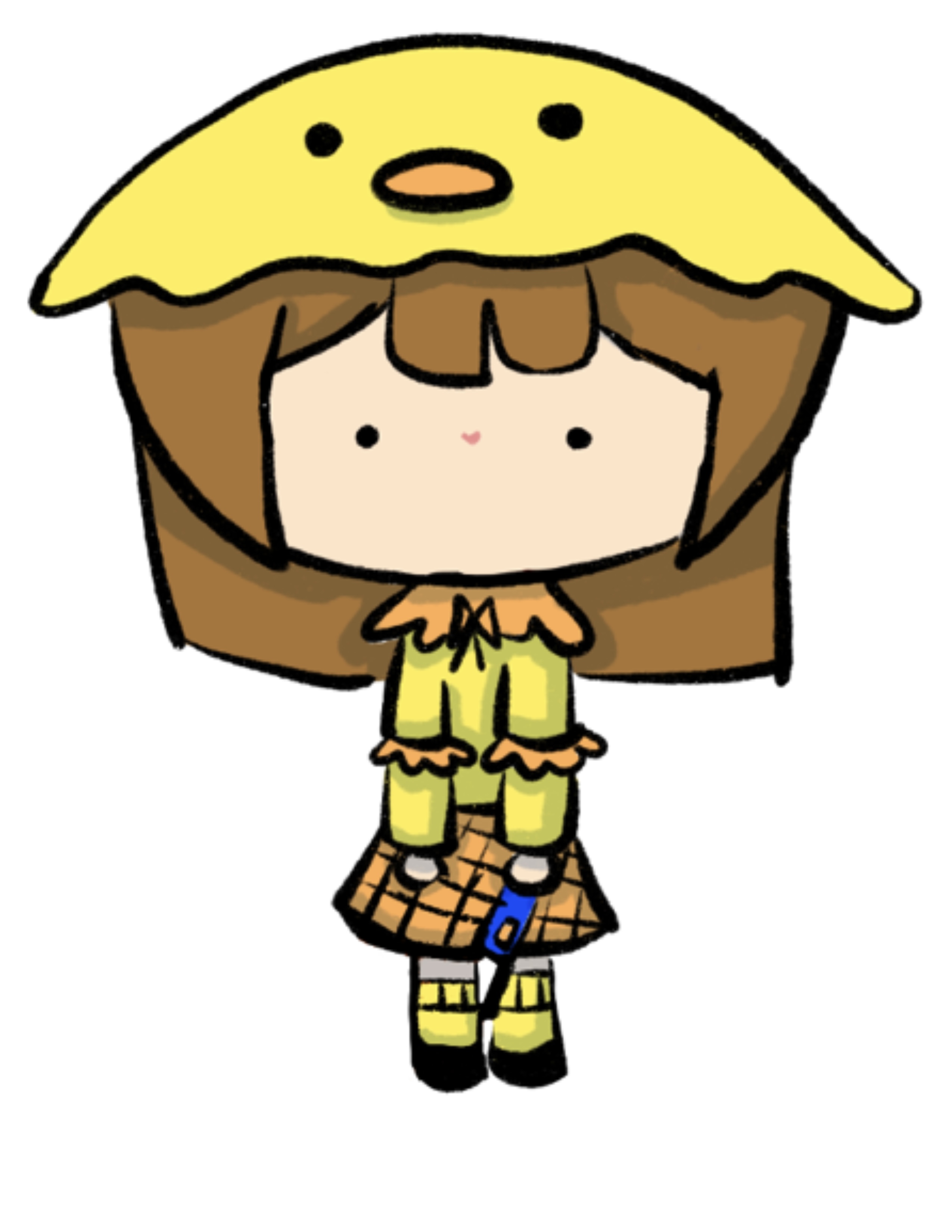 Duckie Girl original character artwork